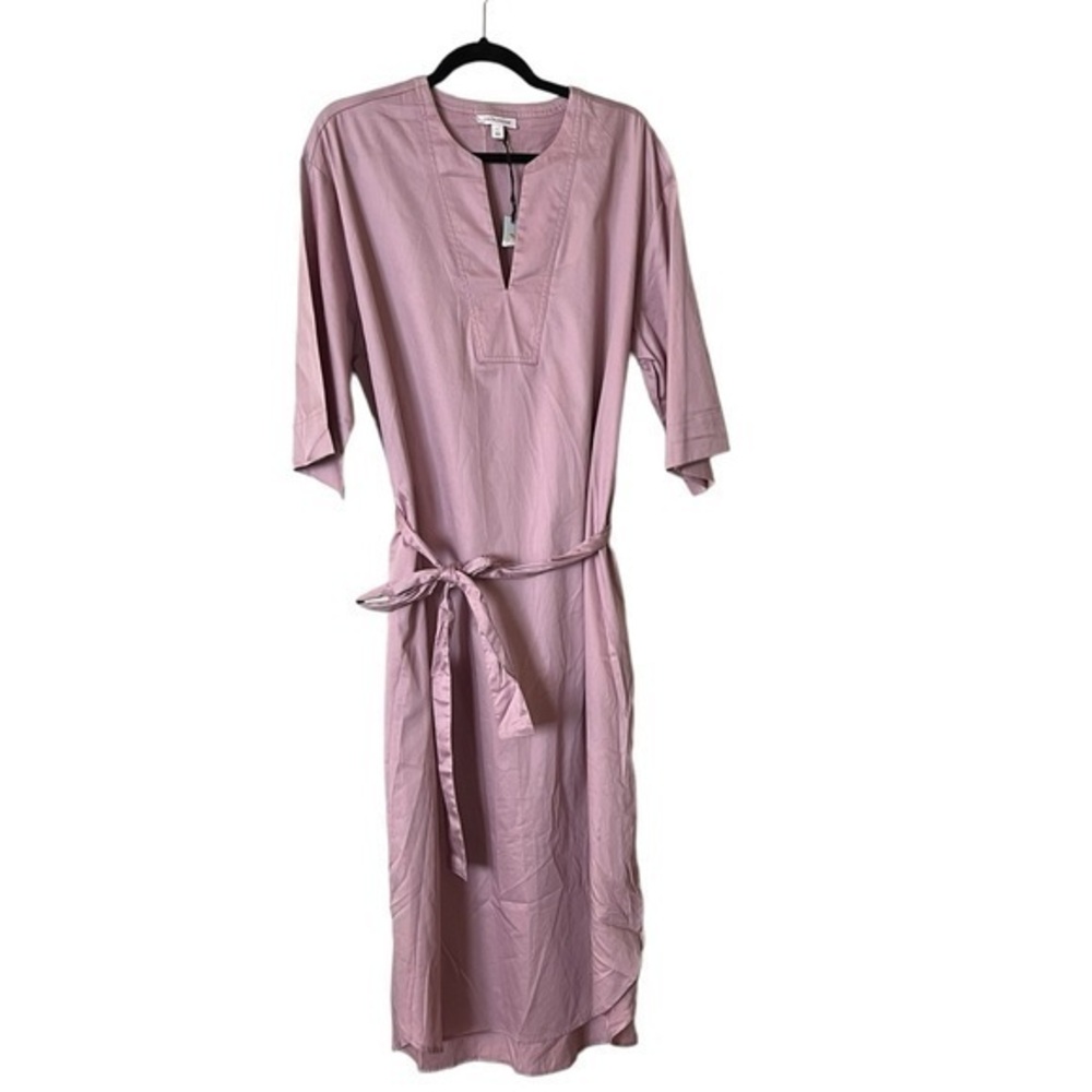 NWT PROLOGUE lavender tie waist long tunic dress